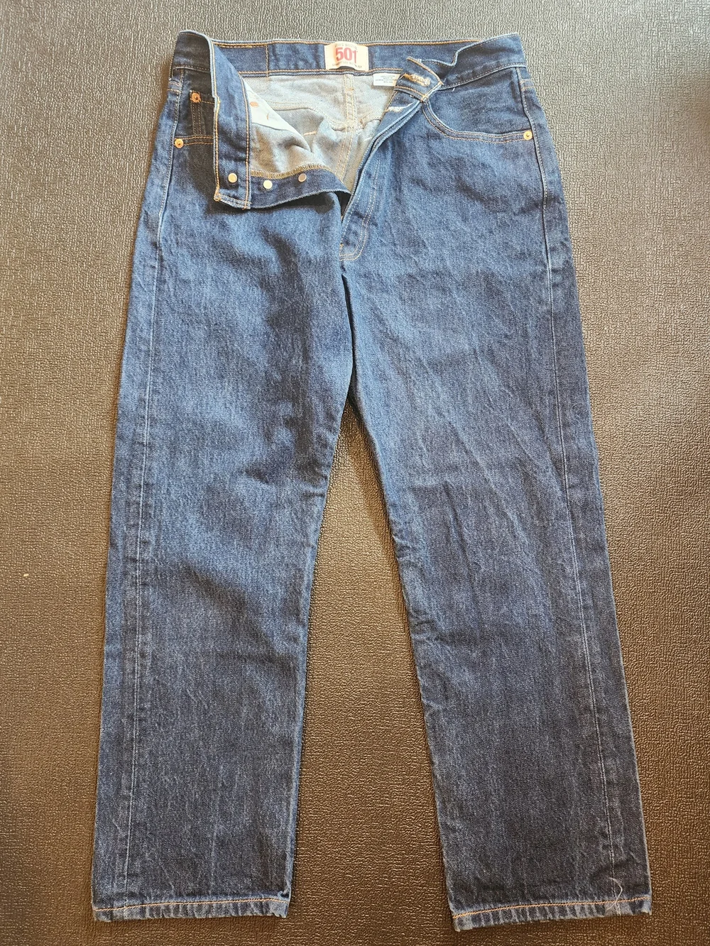 Levi's Men’s 501 Original Fit Jeans in Dark Blue